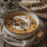 Highlights the garnishing and final presentation