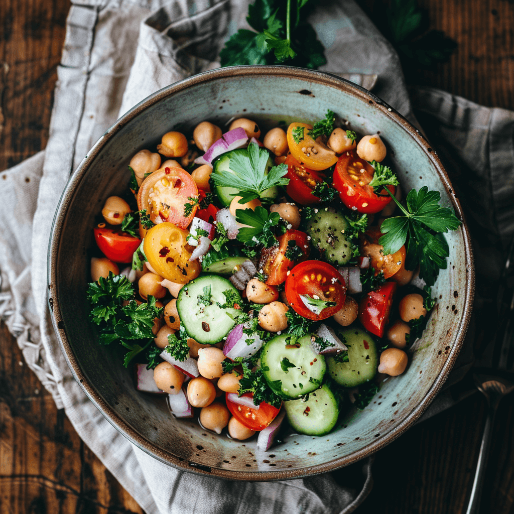 Easy Chickpea Salad