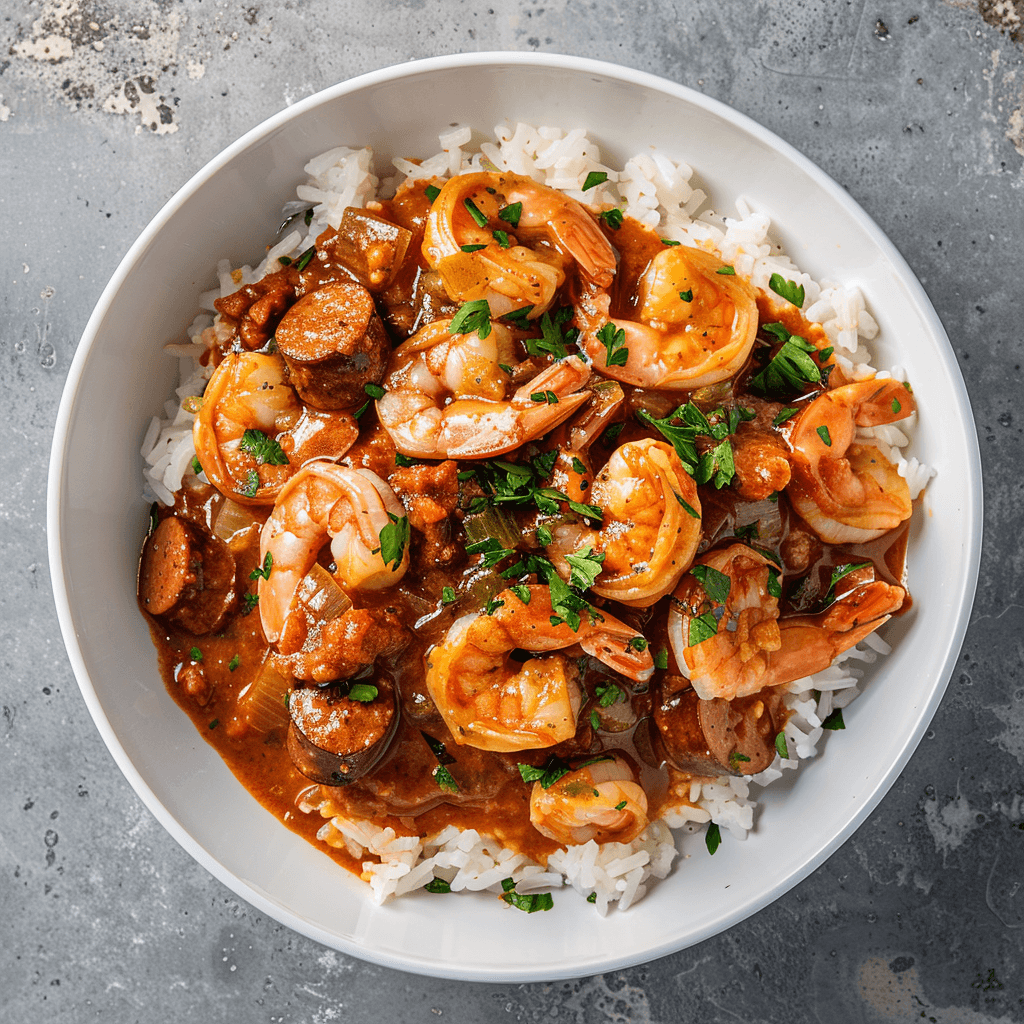 gumbo soup serving